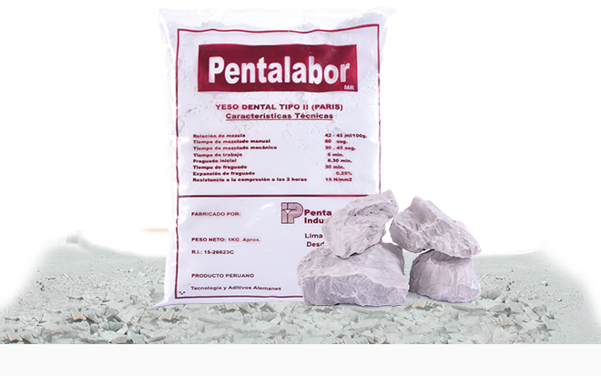 Yeso tipo Paris es del tipo Beta hemihidratado con una combinación mínima de Yeso Alfa, se utiliza en moldes para la industria matricera y cerámica.