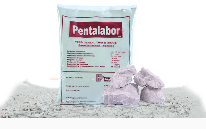 Yeso tipo Paris es del tipo Beta hemihidratado con una combinación mínima de Yeso Alfa, se utiliza en moldes para la industria matricera y cerámica.